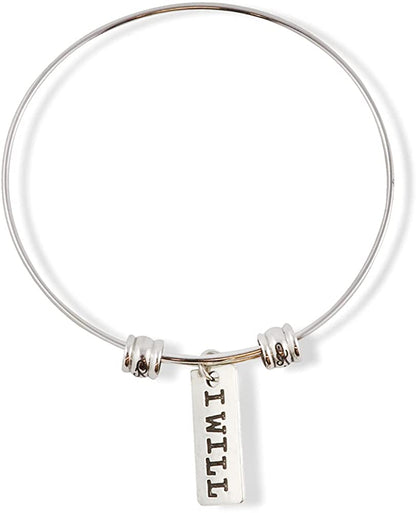 Emerald Park Jewelry I Will Fancy Charm Bangle