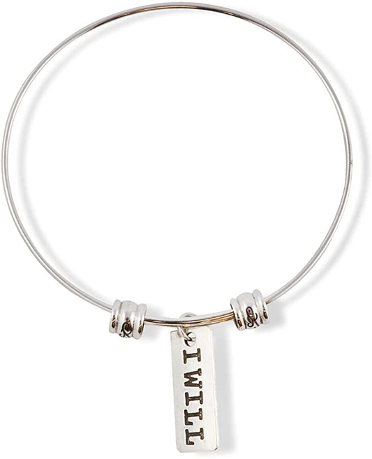 Emerald Park Jewelry I Will Fancy Charm Bangle