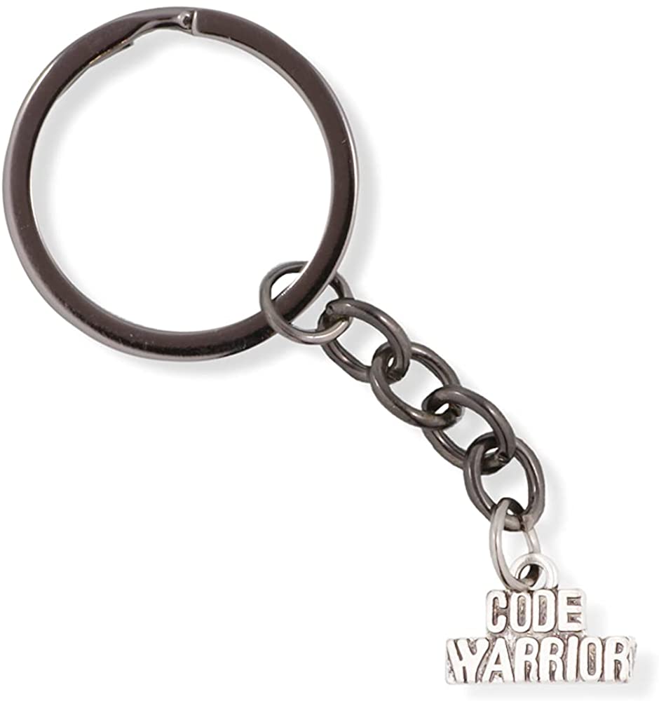 EPJ Code Warrior Programming Coding Charm Keychain