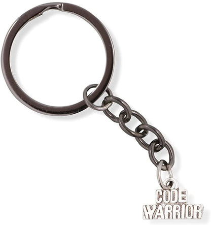 EPJ Code Warrior Programming Coding Charm Keychain