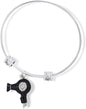 Blow Dryer Hair Stylist Fancy Charm Bangle