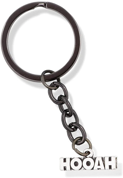 EPJ Hooah Text Charm Keychain