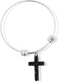 Emerald Park Jewelry Cross Plastic Fancy Charm Bangle