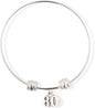 Number Eighty 80 Fancy Charm Bangle
