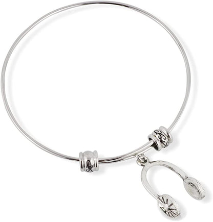 Headphones Fancy Charm Bangle