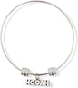 Hooah Text Fancy Charm Bangle
