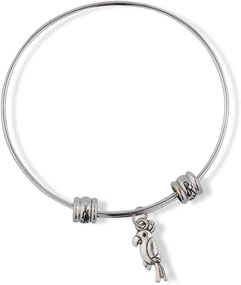 Cockatiel Parrot Bird Fancy Charm Bangle