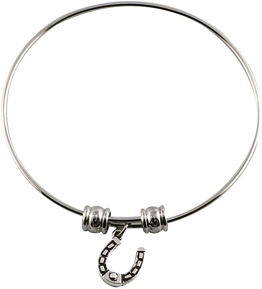 Horseshoe Good Luck Bangle