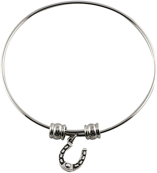 Horseshoe Good Luck Bangle
