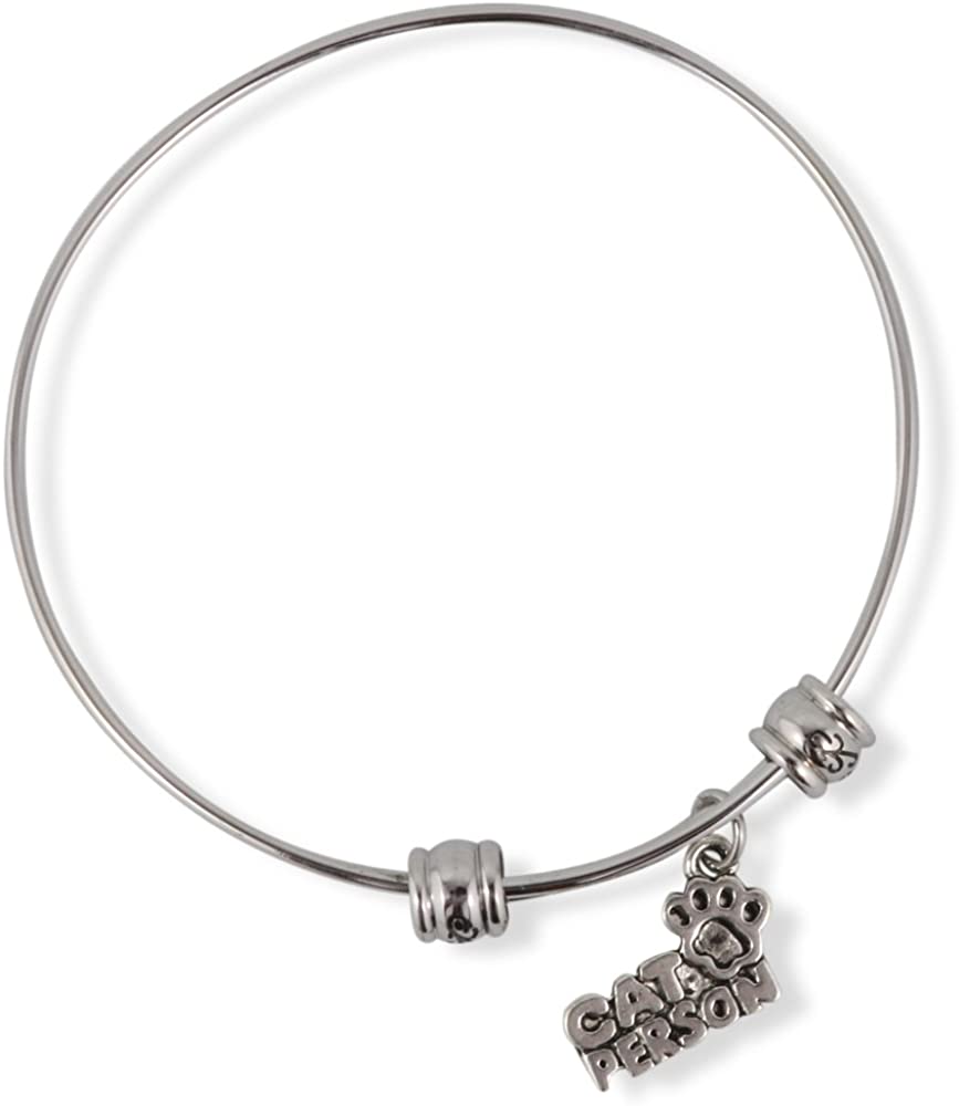 Emerald Park Jewelry Cat Person Fancy Bangle