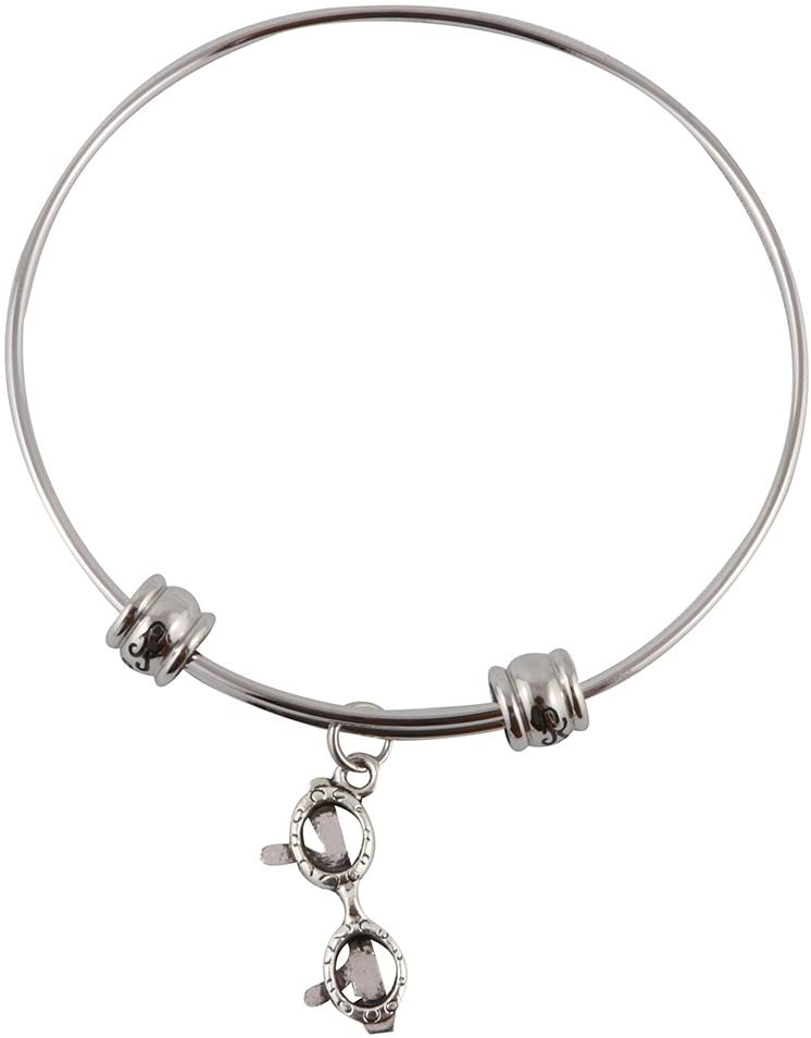 Eye Glasses Bracelet | Eyeglasses Bangle Bracelet Jewelry Gift for Women Men Girls and Boys Eye Glass Frames Eyeglass Frames