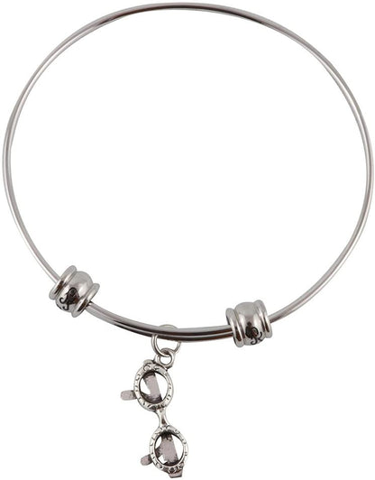 Eye Glasses Bracelet | Eyeglasses Bangle Bracelet Jewelry Gift for Women Men Girls and Boys Eye Glass Frames Eyeglass Frames