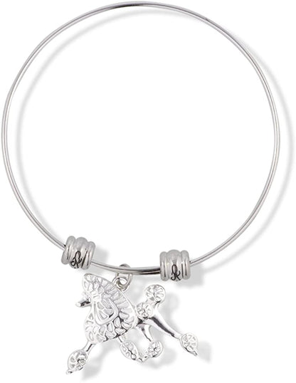 EPJ Poodle Dog Fancy Charm Bangle