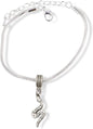 Emerald Park Jewelry Snake Bracelet | Stripes and Dots Snake Chain Charm Bracelet
