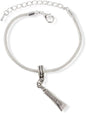 Emerald Park Jewelry Tube of Toothpaste Snake Chain Charm Bracelet