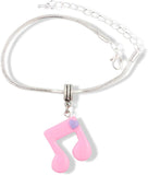 EPJ Music Note Plastic Bracelet