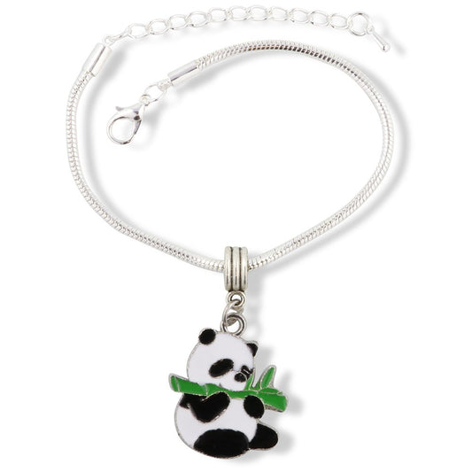 Panda Bracelet | Charm Gift for Kids Women Men Girls and Boys Jewelry Panda Bear Gifts Giant Stuff Accessories Baby Decor
