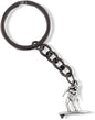 Emerald Park Jewelry Surfer Female Charm Keychain