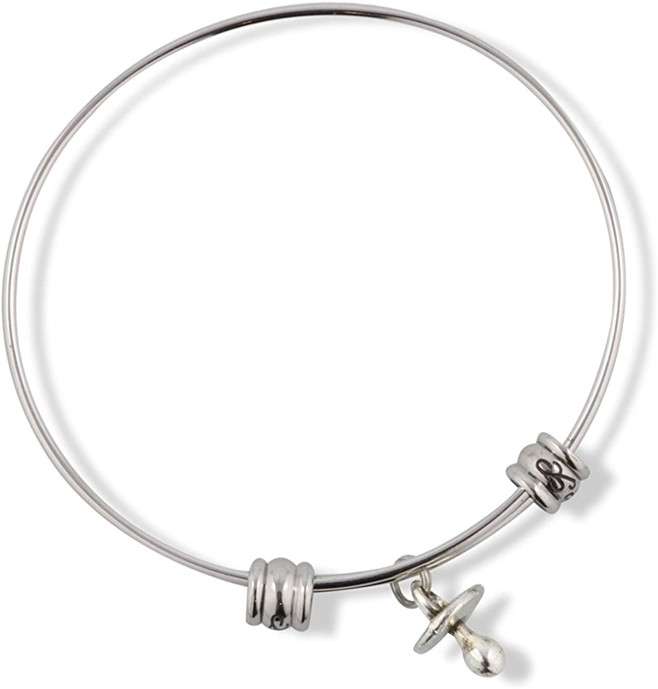 Emerald Park Jewelry Baby Soother Fancy Charm Bangle