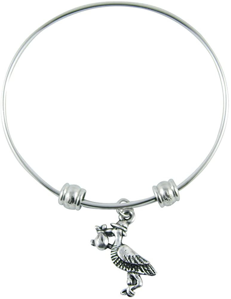 Emerald Park Jewelry Stork Bangle