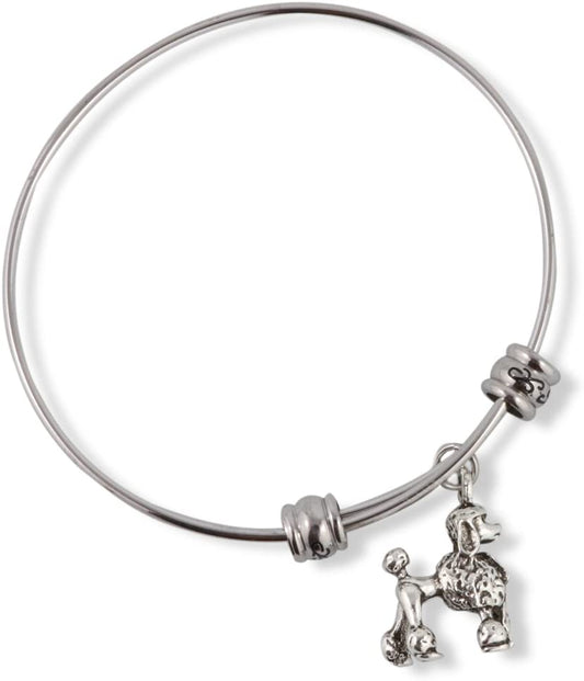 Emerald Park Jewelry Poodle Dog Fancy Bangle