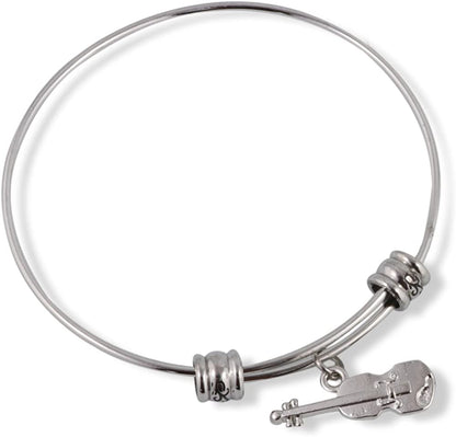 Violin Bracelet | Bangle Jewelry Musical Instrument Musician Gift Mom Dad Men Women Boys Girls