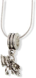 Emerald Park Jewelry Frog Prince with Crown Snake Chain Necklace