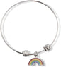 Emerald Park Jewelry Rainbow Fancy Charm Bangle