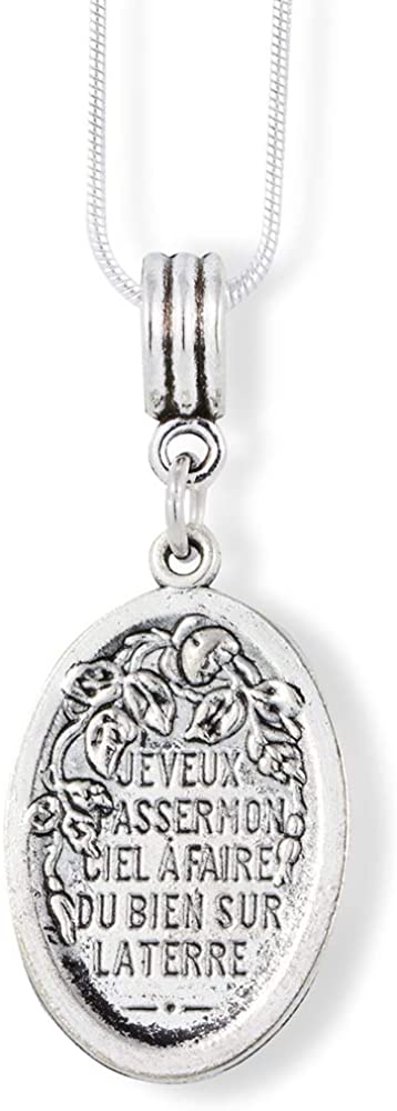 Emerald Park Jewelry Mother Teresa | Saint Teresa Patron Saint of Flowers and The Little Ways Beautiful Medal for Those That Love Saint Teresa