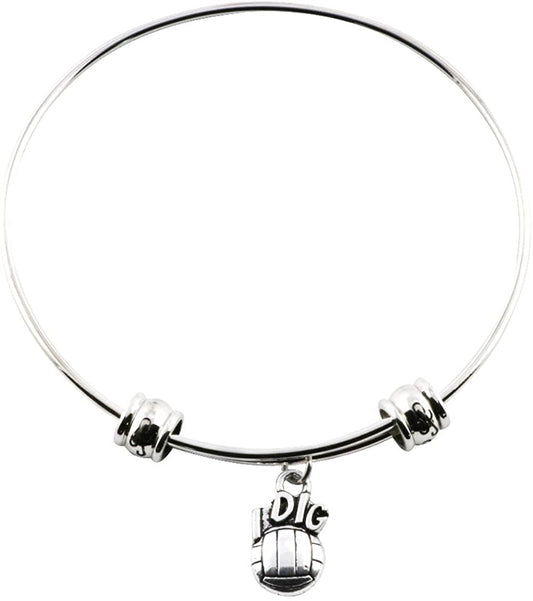 I Dig Volleyball Fancy Bangle