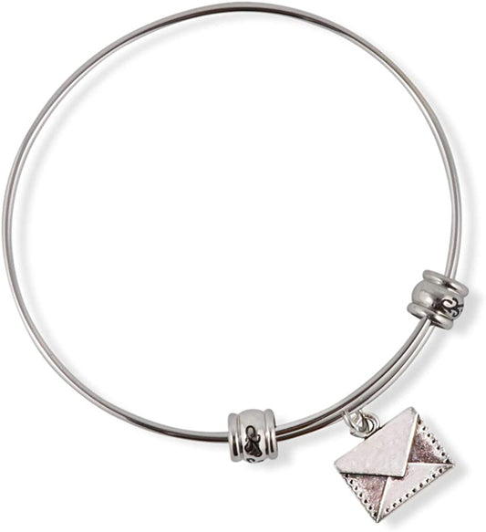 Mail Envelope Snail Mail Fancy Bangle