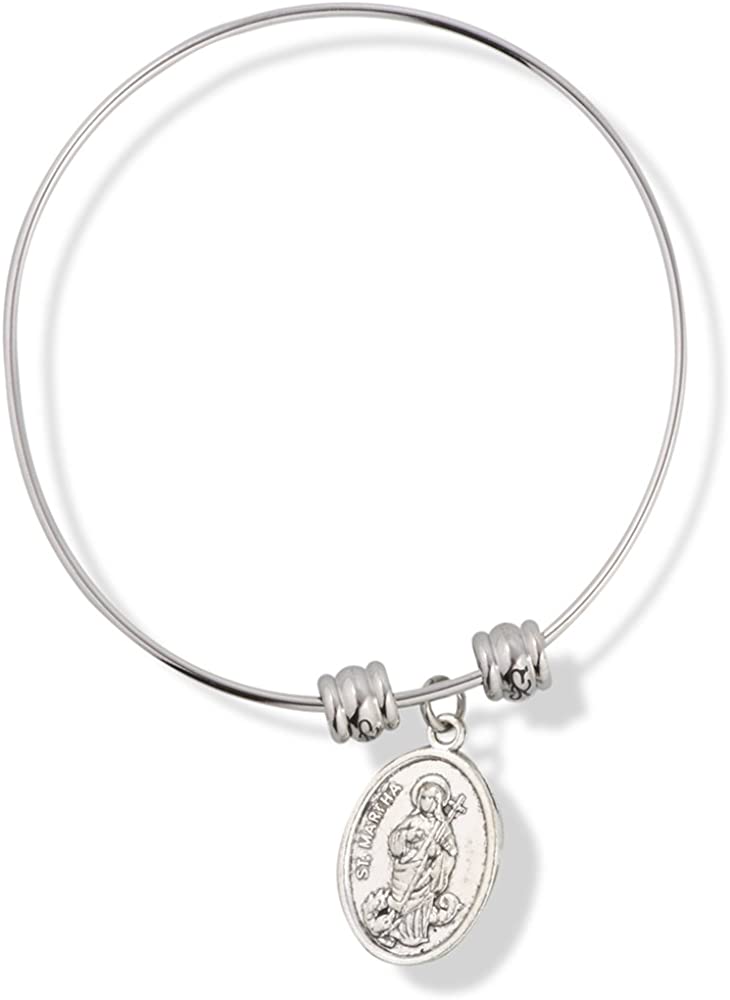 EPJ St Martha Bracelet | Saint Martha Fancy Charm Bangle