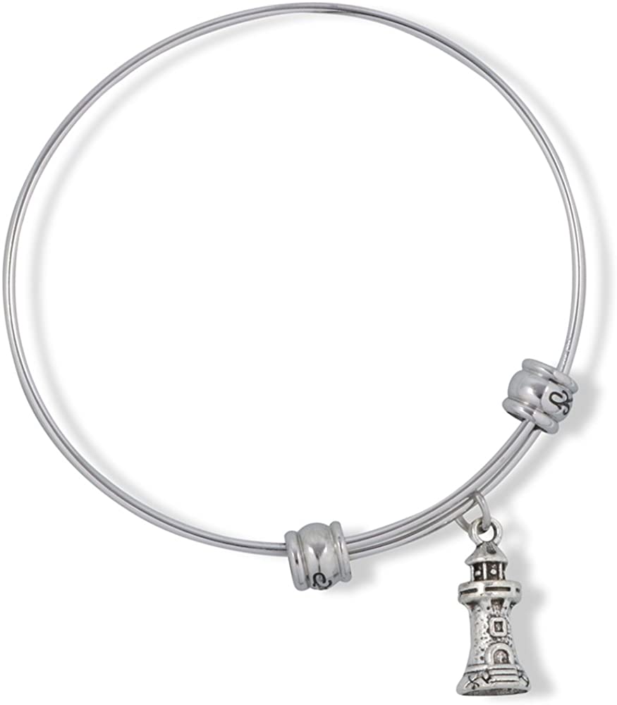 Lighthouse Bracelet | Gifts Bracelet Bangle Jewelry Gift for Women Men Light House Decor Beacon of Light Hope Hopeful Symbolism of Guiding Light Jewellery Accessories Details of Door and Windows