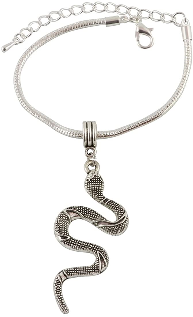 Emerald Park Jewelry Poisonous Snake Snake Chain Charm Bracelet