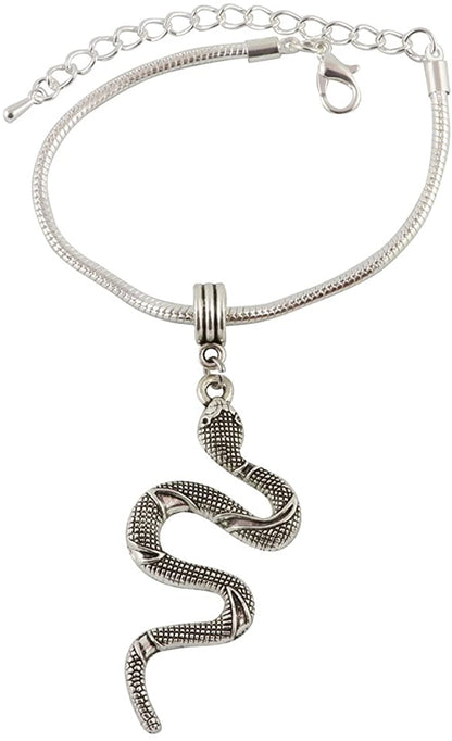 Emerald Park Jewelry Poisonous Snake Snake Chain Charm Bracelet