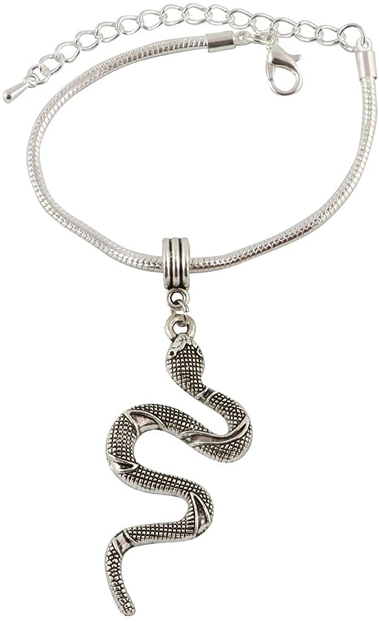 Emerald Park Jewelry Poisonous Snake Snake Chain Charm Bracelet