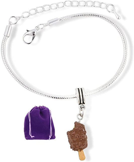 Emerald Park Jewelry Ice Cream Treat Snake Chain Charm Bracelet