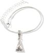 EPJ I Love to Climb on Triangle Charm Snake Chain Charm Bracelet