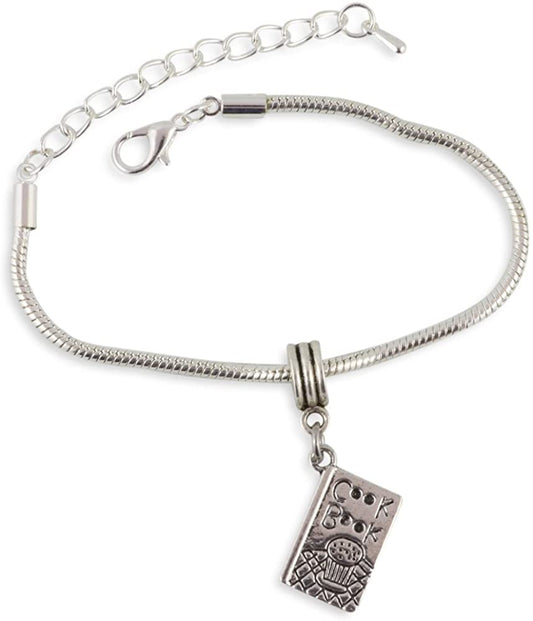 Emerald Park Jewelry Cook Book Snake Chain Charm Bracelet