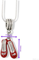 Wizard of Oz Gifts | Wizard of Oz Jewelry and Wizard Necklace Gift for Women and Men or Great Ruby Slippers Necklace to wear with Wizard of Oz Costumes or as Wizard of Oz Decorations