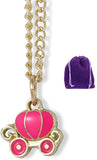 Emerald Park Jewelry Pumpkin Carriage Charm Gold Coloured Chain Necklace