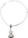 Emerald Park Jewelry Dress Snake Chain Charm Bracelet