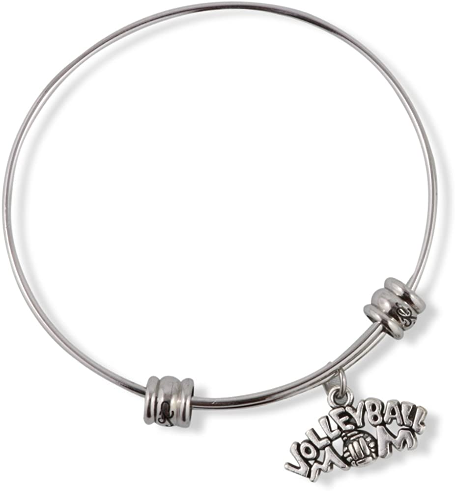 Volleyball Mom Fancy Bangle