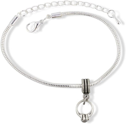 Emerald Park Jewelry Diamond Engagement Ring Snake Chain Charm Bracelet