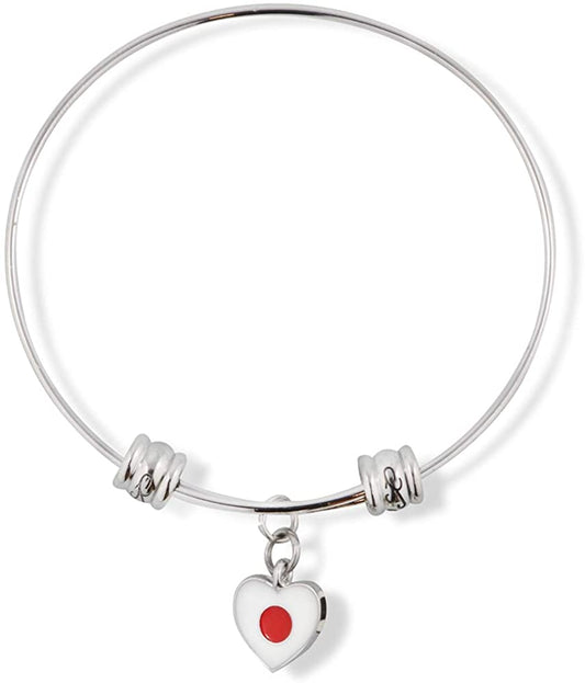Japan Flag Bracelet | Fancy Charm Bangle