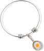 Emerald Park Jewelry Egg Frying in Frying Pan Fancy Charm Bangle