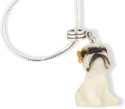 French Bulldog Enamel 3D Dog Bracelet