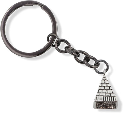 Emerald Park Jewelry Pyramid Charm Keychain