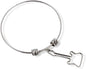 Guitar Outline Fancy Charm Bangle