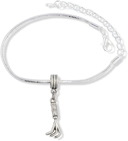 EPJ Gardening Tool Claw Cultivator Snake Chain Charm Bracelet